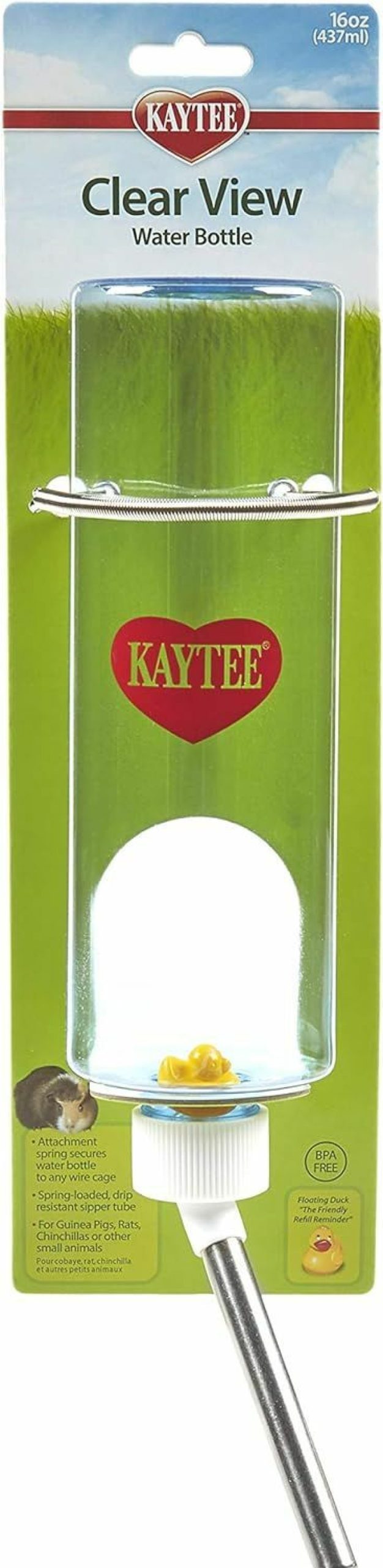 Small Animal Kaytee | Kaytee Clear View Water Bottle For Pet Rabbits, Ferrets, And Guinea Pigs, 32 Oz