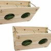 Small Animal Tfwadmx | Bunny Hay Feeder Rabbit Food Dispenser Holder Wood Hay Manger Rack For Guinea Pig Chinchilla Hamster-2Pcs