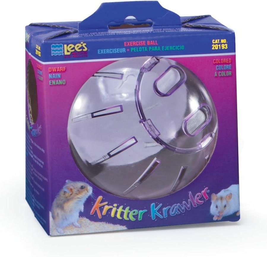 Small Animal Lee's | Lee'S Kritter Krawler Mini Exercise Ball, 5-Inch, Colored