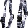 Small Animal Yellow Dog Design | Yellow Dog Design Black And White Camo Roman Style H Dog Harness, Small/Medium