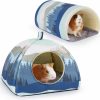 Small Animal Glittme | Guinea Pig Hideout, Glittme Soft Guinea Pig Bed And Tunnel, 2 Pack Washable Guinea Pig Tunnel With House Guinea Pig Accessories For Hamster, Rabbit, Bunny, Small Animal