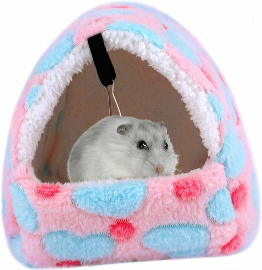 Small Animal Hohopeti | Hohopeti Hamster Hanging Hammock, Cotton Material, 1 Inch X 1 Inch X 1 Inch, Small Pet Bedding