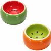 Small Animal Hamiledyi | Hamiledyi Hamster Bowl,Ceramic Food Water Feeding Dish For Guinea Pigs Gerbil Mouse Rat Chinchilla Hedgehog Sugar Glider