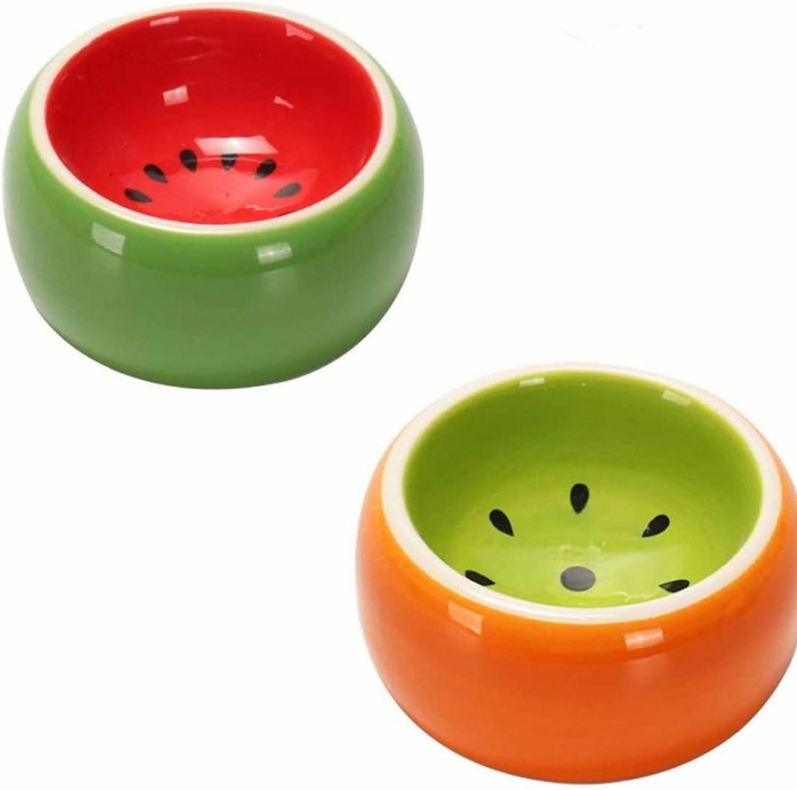 Small Animal Hamiledyi | Hamiledyi Hamster Bowl,Ceramic Food Water Feeding Dish For Guinea Pigs Gerbil Mouse Rat Chinchilla Hedgehog Sugar Glider