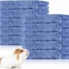 Small Animal Chumia | 10 Pieces Guinea Pigs Blankets Hamster Fleece Cage Liners Soft Guinea Pig Accessories Small Animal Pet Blanket Sleep Bedding Mats Pet Supplies For Dog Puppy Cat (Mixed Colors, 11.8 X 11.8 Inch)