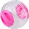 Small Animal Oumefar | Oumefar 3Colors Hamster Exercise Ball Plastic Hamster Toy Roll-Around Mini Ball Exercise Wheels For Small Animal Hamster Gerbil(Pink)