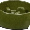 Small Animal Aspen Pet | Aspen Pet 23358 Eco Slow Feeding Bowl For Pets, Large, Forest Green