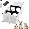 Small Animal kathson | Kathson Rabbit Playpen, Guinea Pig Fence Cages Diy Game Holes Tunnel Small Animal Playpen For Bunny Ferret Hedgehog Puppy Play Game Exercise