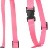 Small Animal Yellow Dog Design | Yellow Dog Design Light Pink Simple Solid Roman Style H Dog Harness Fits Chest Of 8 To 14\", X-Small/3/8