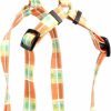 Small Animal Yellow Dog Design | Yellow Dog Design Madras Orange Step-In Dog Harness, Large-1\" Wide And Fits Chest Circumference Of 25 To 40\"