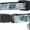 Small Animal Buckle-Down | Buckle-Down Breakaway Cat Collar - Anna/Snowflakes Frozen Art Collection Poses - 1/2\" Wide - Fits 8-12\" Neck - Medium