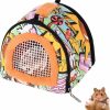 Small Animal Hamiledyi | Hamiledyi Carrier Hamster Carrier Bag Small Animal Outgoing Travel Pouch Pet Backpack Carrying Bag With Zipper And Strap Breathable And Safe Suitable For Hedgehogs Hamsters Chinchillas