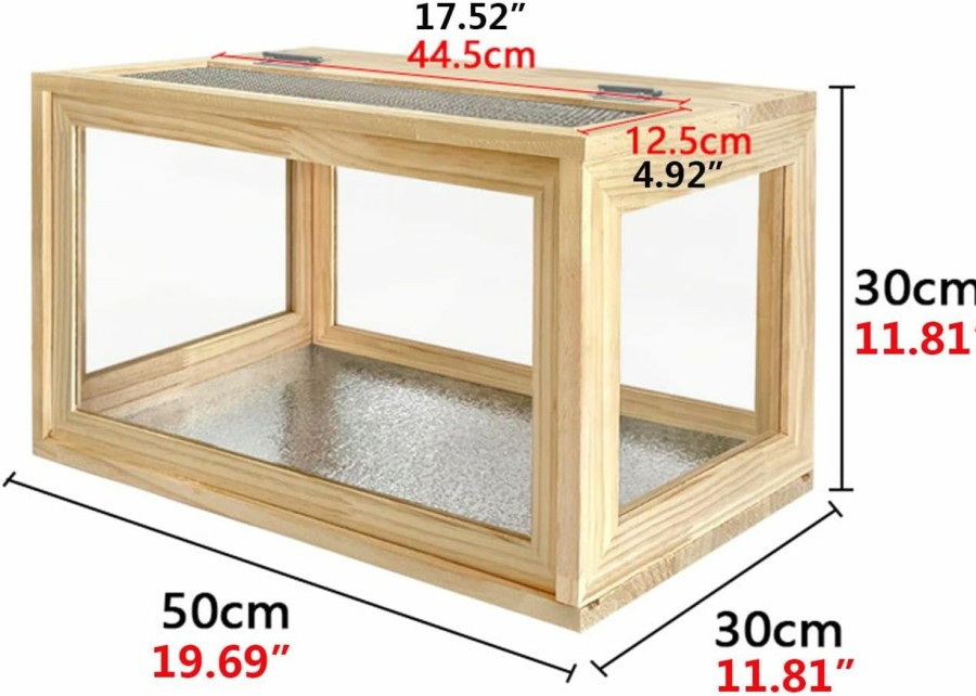 Small Animal WANLIAN | Wanlian Large Pet Cage, Breeding Box, Hamster Cage, Hamster Hutch Small Animals Hideout With Visible Acrylic Boards And Openable Top