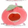 Small Animal NOLITOY | Nolitoy Hamster Beds Pet Fruit Cotton Nest Small Pet Cage Hammock Small Animals Hanging Bed Rat Hammock Pet Toy Pet Hammock Home Hamster Bed Cotton Hamster Hammock Cotton Hamster Bed