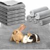 Small Animal SmoothNovelty | Smoothnovelty 5 Pcs Waterproof Guinea Pig Blankets Washable Small Animal Pee Pad Pet Blanket Sleep Bedding Mats Absorbent Guinea Pig Cage Liner Reusable Pet Sleep Mat Pad Cover (Colorful)