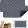 Small Animal cimiycob | Guinea Pig Cage Liners, Washable Guinea Pig Bedding For Midwest Cage 3 Pack 47\"X24\", Reusable & Anti Slip & Waterproof, Absorbent Guinea Pig Pee Pad For Small Animal, Rabbit, Bunny, Chinchilla