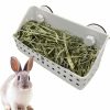 Small Animal kathson | Rabbit Hay Feeder Large Hay Manger Holder For Bunny Guinea Pig Chinchilla (12.5 X 4.5 X 5.3 Inch)