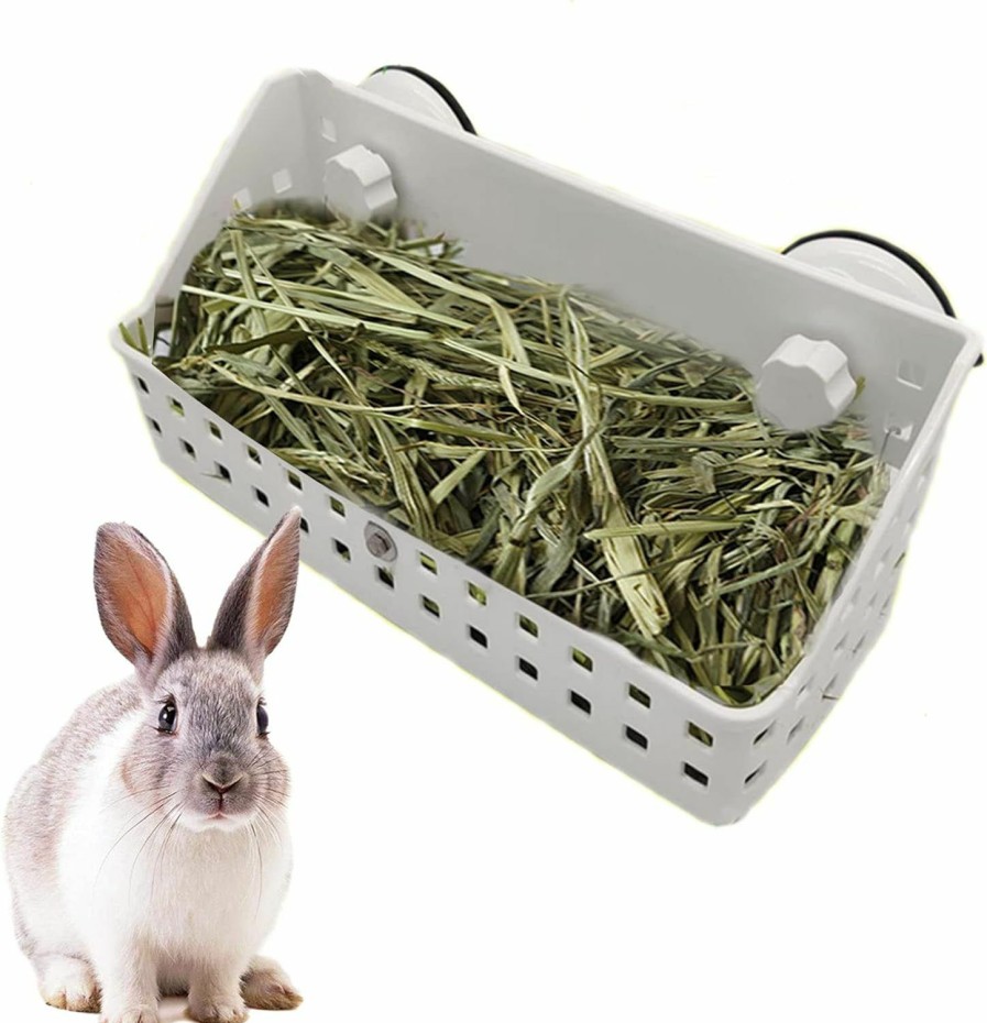 Small Animal kathson | Rabbit Hay Feeder Large Hay Manger Holder For Bunny Guinea Pig Chinchilla (12.5 X 4.5 X 5.3 Inch)