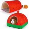 Small Animal Unicorn Catcher | Guinea Pig Hideout And Guinea Pig Tunnel, 2 Pack Guinea Pig Toys Washable Guinea Pig Bedding Soft Guinea Pig Accessories For Guinea Pig Cages