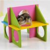 Small Animal Litewoo | Litewood Hamster Wooden Tunnel Toy Exercise House Funny Seesaw Hideaway Grinding Teeth For Small Pets Chinchilla Gerbil Rat Mouse Guinea Pig Intelligence Toy