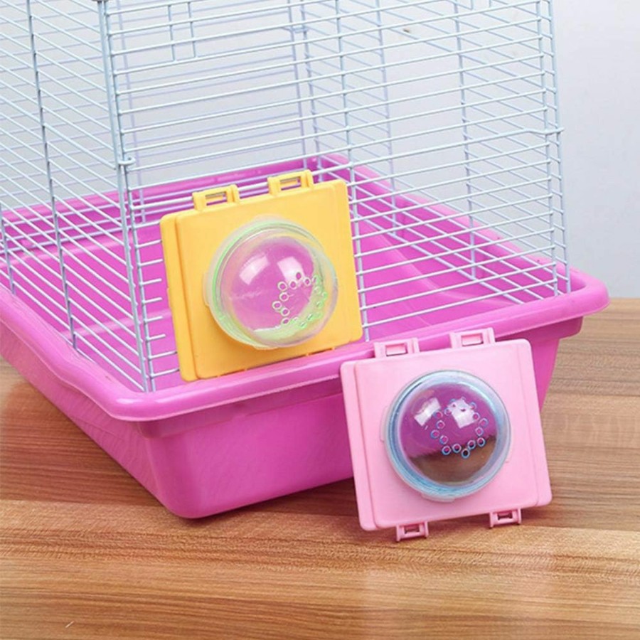 Small Animal CHUQIANTONG | Chuqiantong 2 Set Small Animals Hamster Tunnel Cage Cover With Ventilation Holes External Pipe Interface Fitting Connection Board Tube Connector Stretch Resistant Inner Diameter 2.17 Inch