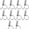 Small Animal Hemobllo | Hemobllo 10Pcs Metal Finger Spring Latch Hook For Fixing Pet Cage Door For Wire Rabbit Cages Doors Bunnies Rodents Hamsters Squirrels Birds