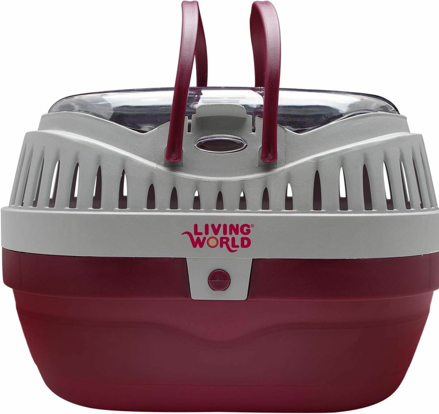 Small Animal Living World | Living World Pet Carrier, Purple/Grey