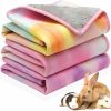 Small Animal ORZECHKO | Orzechko Guinea Pig Cage Mat - 3 Pack 19.2\"*24\" Waterproof Small Animal Bedding Accessories For Guinea Pig Rat Hamster Chinchilla Hedgehog Rabbit Ferret- Washable Soft Fleece Pet Cage Liner Blankets