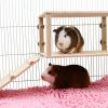 Small Animal Oooct | Oooct Guinea Pig Hideout With Climbing Steps, Wooden Rat Climbing Toys, Small Animal Houses & Habitats, Cage Accessories For Rats Chinchilla Guinea Pigs Gerbil Chinchilla