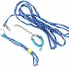 Small Animal Sheens | Hamster Harness, Adjustable Squirrel Harness Leash Small Animal Outdoor Walking Training Rope For Pet Dwarf Hamster Gerbil Rat Mouse(Blue Purple)