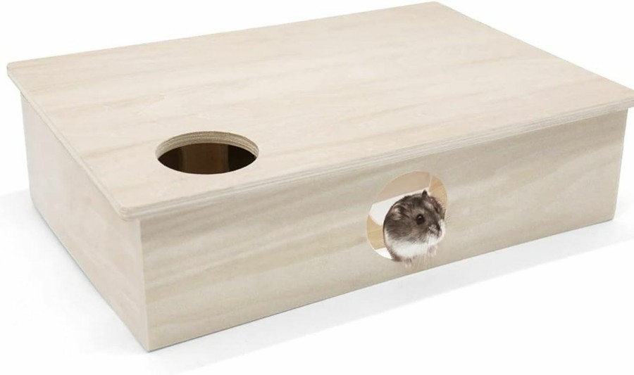 Small Animal Rubor | Rubor Multi-Chamber Hamster House Maze, Hamster Hideout Small Pets Woodland House Habitats Decor, Hamster Tunnels Activity Hamster Burrow For Hamster Mice Gerbils Lemming