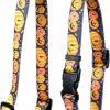 Small Animal Yellow Dog Design | Yellow Dog Design Pumpkin Party Roman Style H Dog Harness, X-Small-3/8 Wide And Fits Chest Of 8 To 14\"