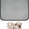 Small Animal Homaisson | Homaisson Guinea Pig Cage Liners (24 18Inches), 2-Pack Washable And Reusable Guinea Pig Bedding Pee Pads, Super Absorbent Guinea Pig Pee Pad For Chinchillas Hamster Small Animals