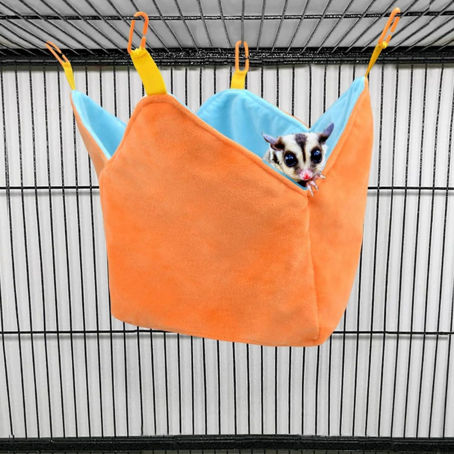 Small Animal vomvomp | Vomvomp Hanging Sugar Glider Bonding Pouch Snuggle Sleeping Bag Open Environment Pouch For Crabby Gliders And Small Animals