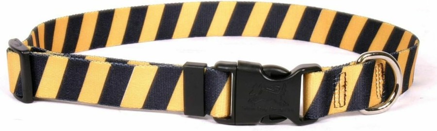 Small Animal Yellow Dog Design | Yellow Dog Design Team Spirit Yellow And Black Step-In Dog Harness-Large-1\" And Fits Chest 25 To 40\"