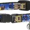 Small Animal Buckle-Down | Buckle-Down Breakaway Cat Collar - Up Carl On Porch/Flying House/Balloons - 1/2\" Wide - Fits 8-12\" Neck - Medium