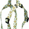 Small Animal Yellow Dog Design | Yellow Dog Design Cleo Blue Step-In Dog Harness 1\" Wide And Fits Chest Circumference Of 25 To 40\", Large