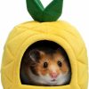 Small Animal Hollypet | Hollypet Warm Small Pet Animals Bed Dutch Pig Hamster Nest Hedgehog Rat Chinchilla Guinea Habitat Mini House, Yellow