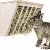 Small Animal Niteangel | Niteangel Pet Wooden Hay Manger With Seat, Large Size, 9-7/8'' X 6-3/4'' X 8'' (Plywood)