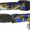 Small Animal Buckle-Down | Buckle-Down Breakaway Cat Collar - Beast & Belle Ball Scene Poses - 1/2\" Wide - Fits 6-9\" Neck - Small