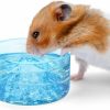 Small Animal Niteangel | Niteangel Hamster Feeding & Water Bowls- Mount Fuji Series Glass Drinking Bowls For Dwarf Syrian Hamsters Gerbils Mice Rats Or Other Similar-Sized Small Pets