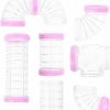 Small Animal POPETPOP | Hamster Tubes Set, 8 Pack Hamster Tunnel And Tubes Transparent Hamster Cage Tunnel Diy Assorted Connection Tunnel Excercise Toy For Small Animals Cage Accessories