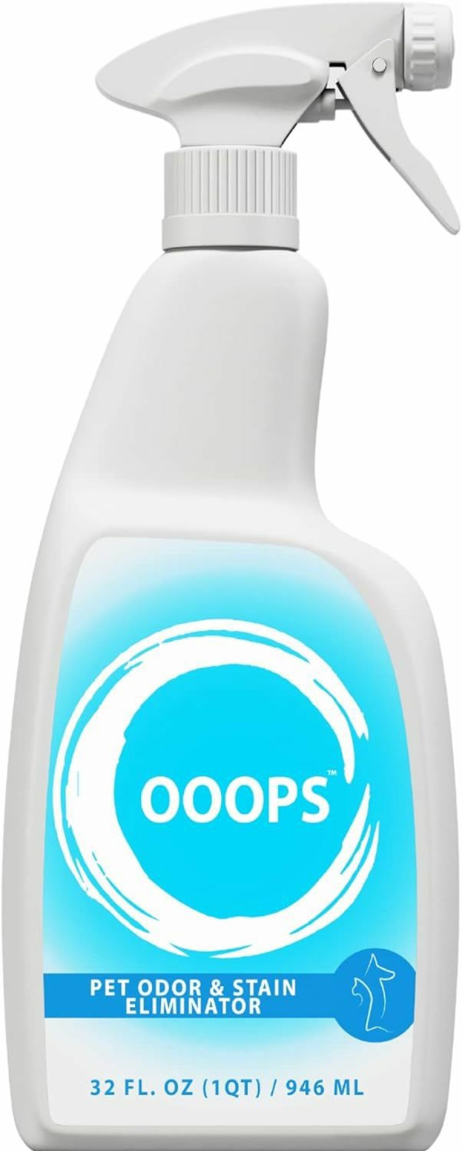 Small Animal OOOPS | Ooops Pet Odor & Stain Eliminator - Enzyme Pet Odor Eliminator For Home - Dismantles Odors On A Molecular Level, Cats, Dogs, Puppy, Freshener, Furniture - Carpet Cleaner Spray (Pack Of 1)