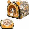 Small Animal Grddaef | Grddaef Extra Large Rabbit Bed House,Warm & Soft Bunny Hideout Hut Cave For Rabbit Bunny Guinea Pig Hamster Squirrel Chinchilla