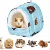 Small Animal Freshnestart | Freshnestart Hamster Warm Bed House Hut Hanging Hammock Cute Toy Nest Small Pet Animals Bed For Mini Small Animal Mice,Sugar Glider,Chinchilla,Dwraf Hamster,Fancy Mouse,Grey