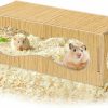 Small Animal Quxddy | Hamster Hideout Hamster House, Hamster Hide Hamster Hut Hamster Cage Accessories For Life Activities, Hamster Toys Hamster Decor (Small)