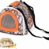 Small Animal KAMEIOU | Kameiou Small Animal Carrier Bag Small Guinea Pig Hedgehog Carriers With Detachable Strap Double Zipper Travel Pets Small Guinea Pig Chinchillas Hamster Rat Hedgehog Sling Carry Bag For Small Animals