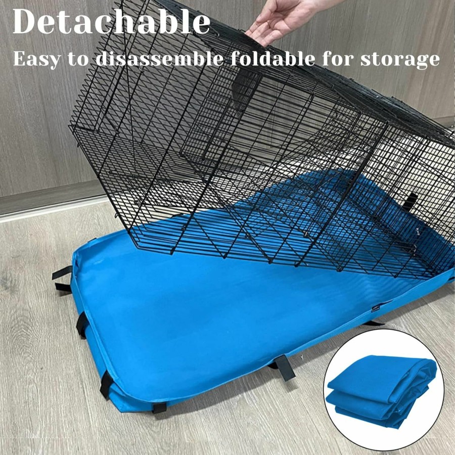 Small Animal Hamiledyi | 47X24 Guinea Pig Cage Liners Small Animal Habitat Canvas Bottom Liner Chinchilla Bedding Waterproof And Washable Base Also For Ferrets Rabbits Hedgehog(Black)