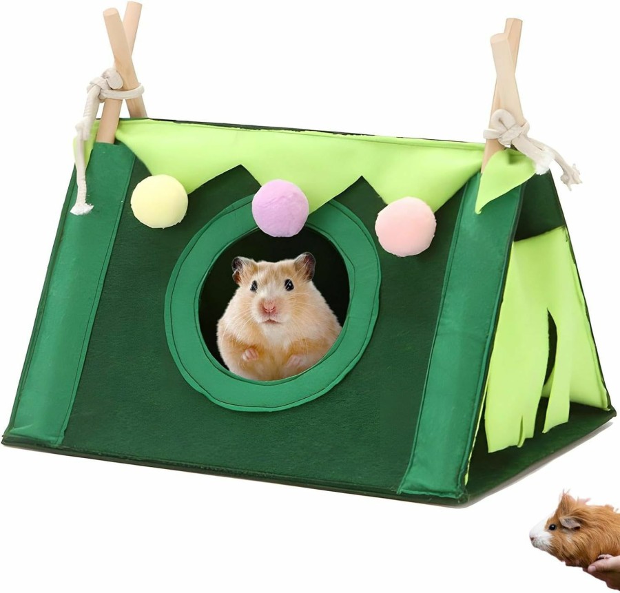 Small Animal YASUOA | Yasuoa Guinea Pig Hideout: Cozy And Sturdy Pet House For Small Pets Cute And Spacious Small Pet Enclosure And Animal Hideaway With A Unique Design