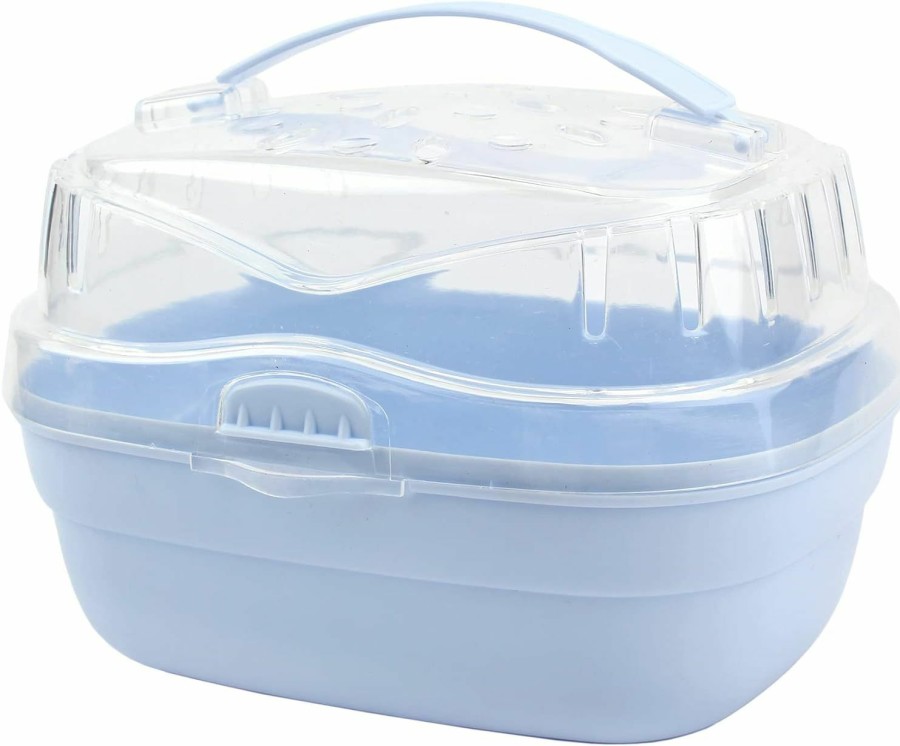 Small Animal Alfie | Alfie Pet - Wade Travel Carrier Vacation House For Small Animals Like Dwarf Hamster And Mouse - Color: Blue